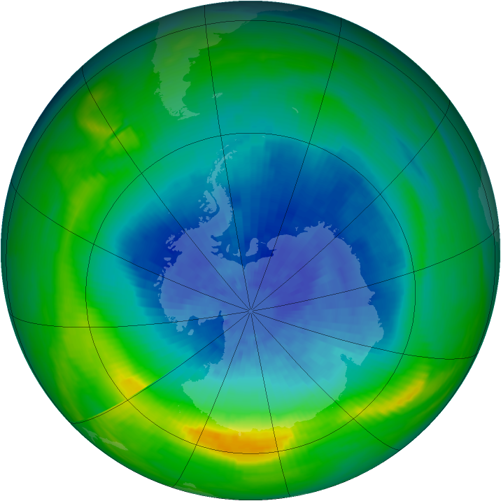 Ozone Map 1982-09-27